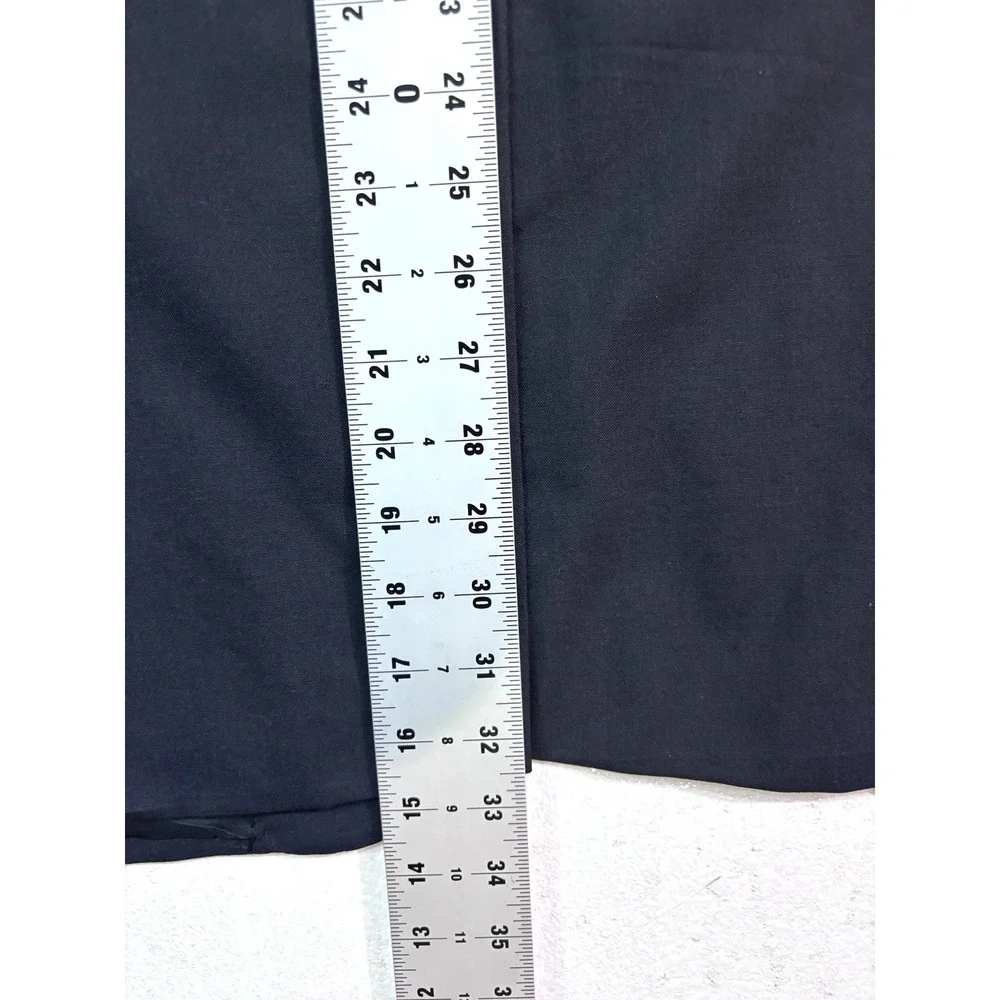 Jos A Bank 48L 40x30 2pc Pant Suit all season wool black slim fit two button‎